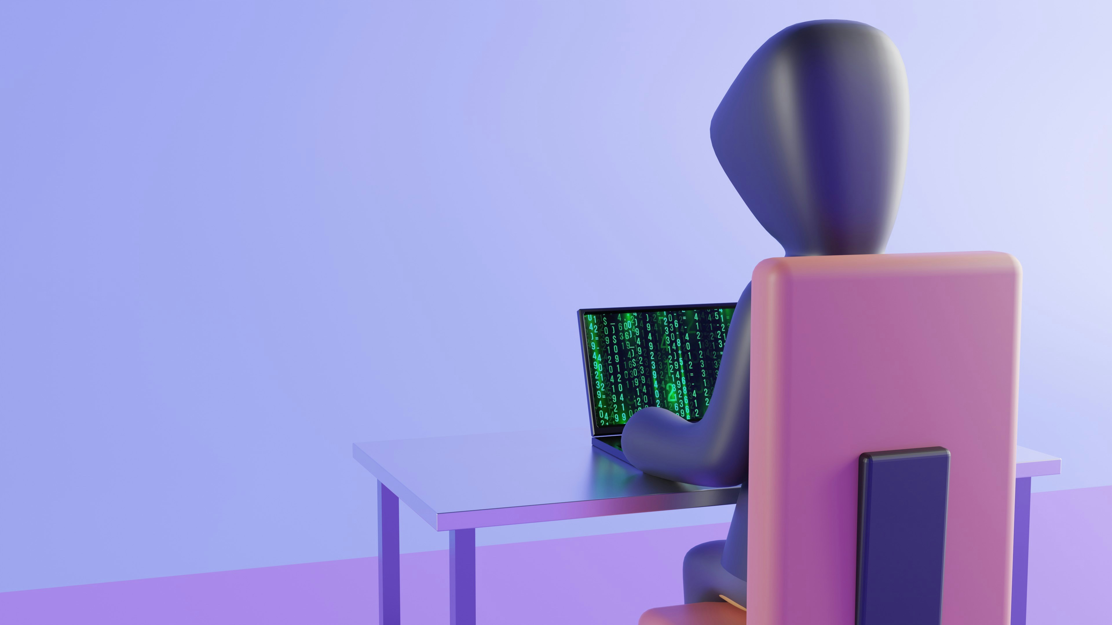 An abstract digital interface showing an AI agent analyzing and navigating web elements.